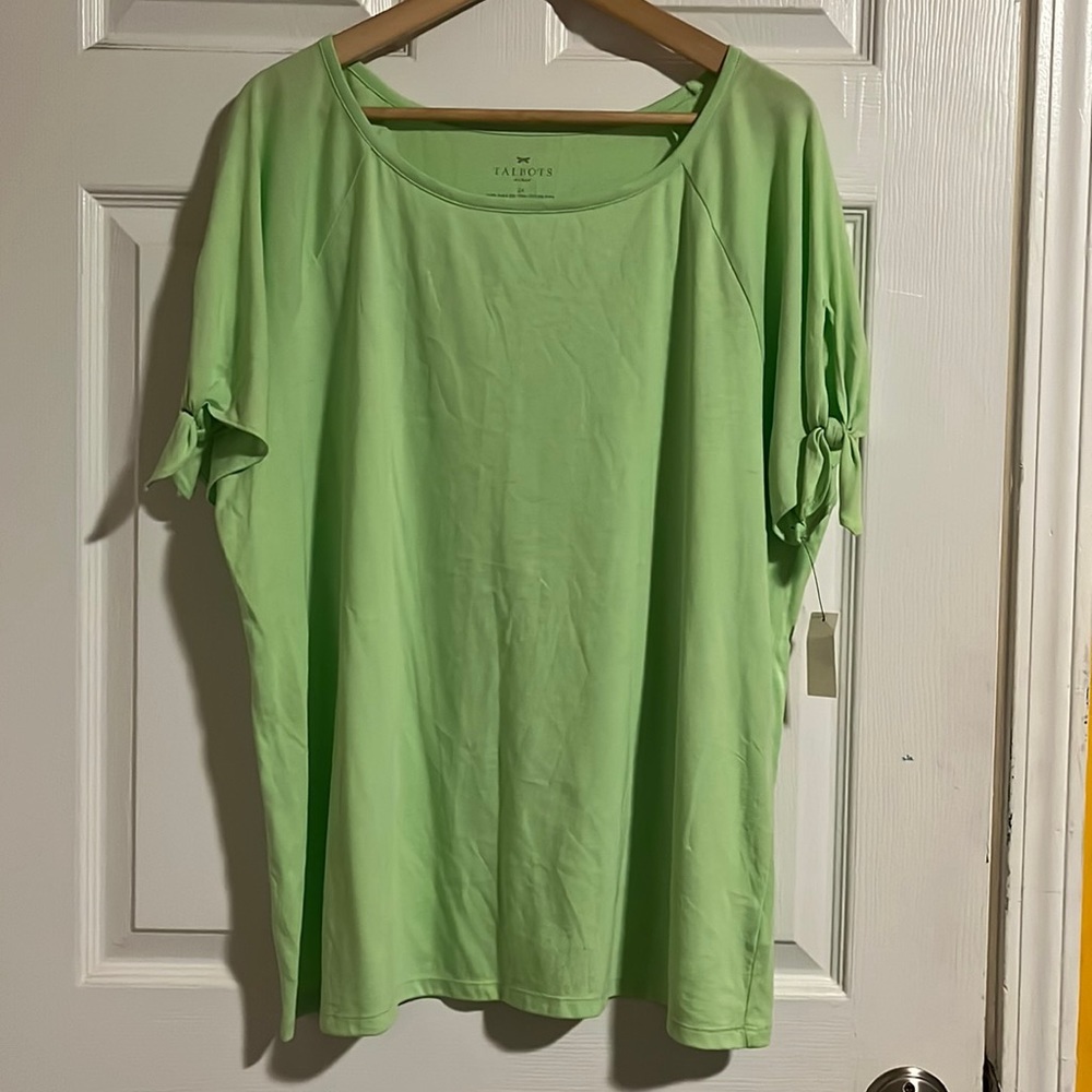 NWT BUNDLE (2) Talbots Short Sleeve 100% Cotton Tee